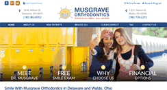 Desktop Screenshot of musgraveorthodontics.com