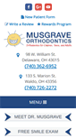 Mobile Screenshot of musgraveorthodontics.com
